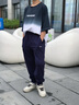 LI-NING KIDS李宁儿童裤子男童运动裤春秋学生宽松长裤青少年休闲裤子大童卫裤 黑色-收口【春夏薄款】 140 实拍图