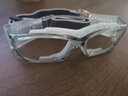 莫拉克专业篮球眼镜运动近视超轻防护眼镜篮球足球护目防撞抗冲击防滑 超轻透明灰 实拍图