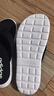 adidas COMFORT FLIP舒适拖鞋人字拖男女阿迪达斯官方轻运动   黑色/白色(推荐选大一码)   39 实拍图