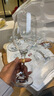 青苹果（QINGPINGGUO） 欧式水晶红酒杯套装6只家用大号酒杯创意葡萄醒酒器玻璃高脚杯 魅影六只装 350ml 实拍图