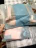 金号纯棉加厚浴巾家用吸水运动洗澡巾男女大毛巾 140*72cm 500g 兰色 实拍图