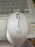 罗技（Logitech）M330 静音鼠标 无线鼠标 办公鼠标 右手鼠标 带无线微型接收器 白色 实拍图