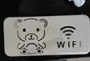 佳立方路由器放置架免打孔壁挂式机顶盒插排插座wifi收纳盒白色1个 实拍图