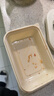 特美居（temeiju）一次性盘子食品级750型*20只 户外露营烧烤水果托盘 牛皮纸餐盘 实拍图