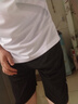 艾伦伯顿（Alen Botun）运动服套装男冰丝t恤跑步速干衣短袖夏季短裤健身训练羽毛球服 白色两件套【冰丝 速干 透气】 3XL 【160-175斤】 实拍图