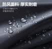 晟防骑行雨衣雨披单人分体套装高亮反光条外卖骑手摩托车劳保男女黑色 180/2XL码 单层牛津布套装【上衣+裤子】 晒单实拍图