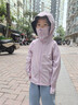 蕉下儿童防晒服外套披风男女童凉感透气防晒AL413月檀粉110 实拍图