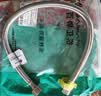 304不锈钢金属进水管4分马桶热水器连接冷热水管高压防爆软管钢丝 4分小流量编织进水管50cm 实拍图