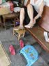 卓诗尼高跟鞋女2026夏新款法式绝美尖头一字扣两穿细跟包头凉鞋玫瑰金38 实拍图