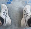 亚瑟士ASICS男鞋透气跑鞋运动鞋缓震舒适跑步鞋 GEL-CONTEND 4 米白色/蓝色 43.5 实拍图