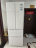海尔（Haier）冰箱345升彩晶面板一级能效风冷无霜超薄家用法式多门双开门四门四开门小户型Leader系列电冰箱 钢化玻璃面板丨净味除菌丨升级款丨 345升 实拍图
