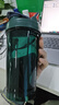 Blender Bottle蛋白粉摇摇杯运动水杯 大容量塑料杯带刻度健身便携搅拌男士女生 Pro款tritan深绿色710ml 实拍图
