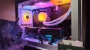 TCOMAS钛钽SJ-A080 360白色 一体式CPU水冷散热器 大冷头加厚冷排风扇ARGB光效 支持intel/AMD 实拍图