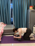 匹克（PEAK）四轮健腹轮自动回弹肘撑跪垫带辅助卷腹肌轮收腹瘦肚健身器材家用 实拍图