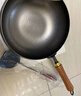 哥思顿章丘大肚锅手工锻打老式炒锅无涂层不粘辅食锅 鱼鳞款28cm 实拍图