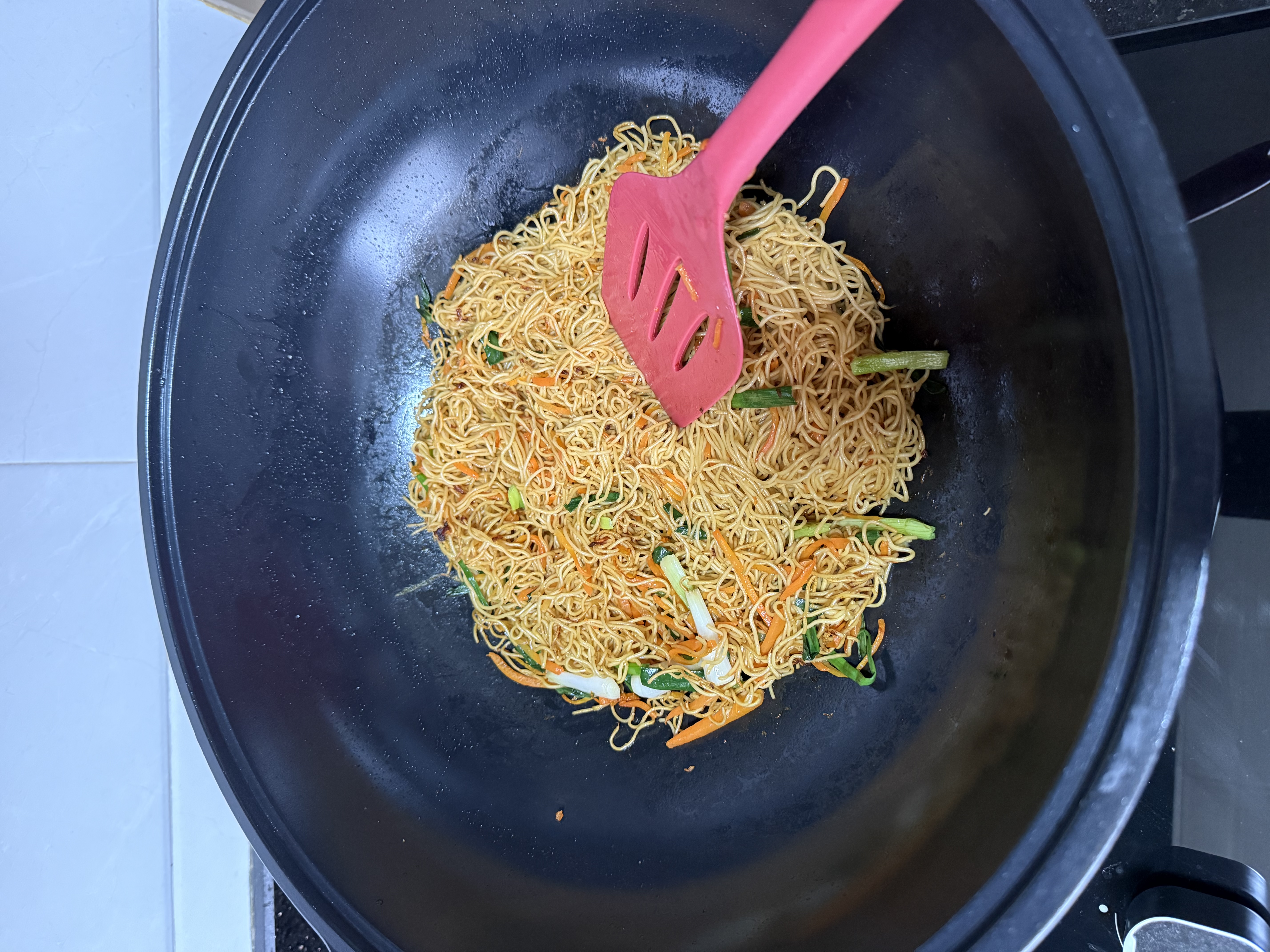 细露豉油皇炒竹升面港式炒面非油炸面饼速食港式餐厅专用面 848g×1盒【内含8包】 实拍图