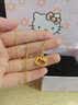 千福恋黄金吊坠足金999凯蒂猫头HelloKitty项链锁骨链情人节生日送女友 足金吊坠0.3克+S925链+证书礼盒 实拍图