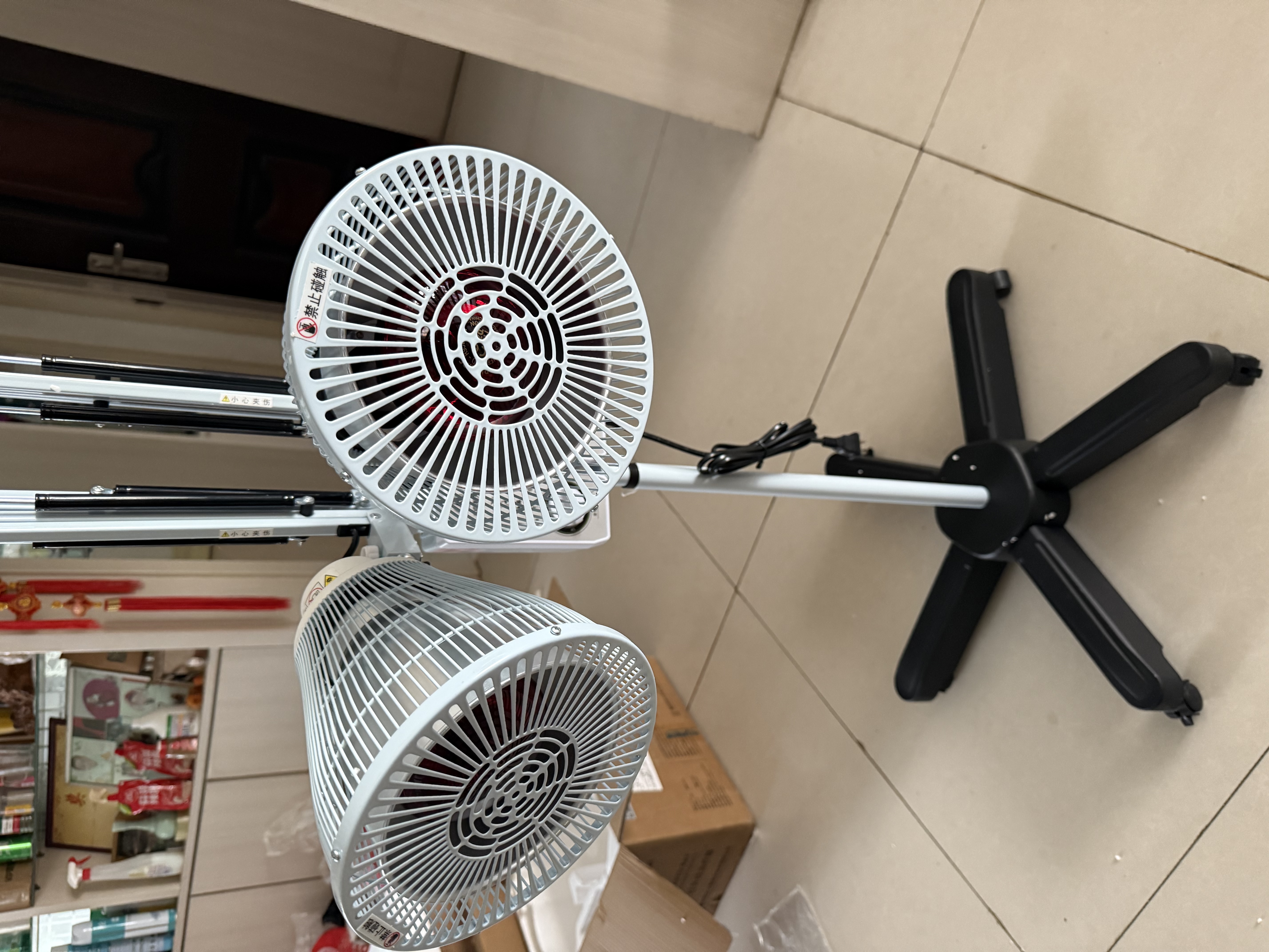 仙鹤近红外线理疗灯烤灯肌肉紧张劳损关节炎腰肌劳损双灯头独立CQ-66 实拍图