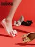 梅丽莎（melissa）蝴蝶结低跟时尚通勤休闲女士单鞋33680 黑色 36 实拍图