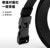 古格缇男士皮带休闲裤弹力腰带户外运动军训编织战术插扣腰带生日礼物 实拍图