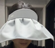蕉下（beneunder）遮阳帽子女黑胶贝壳防晒帽男太阳帽便携空顶帽大帽檐全脸遮阳 紫 实拍图