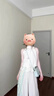 圣保美夏季女装休闲阔腿裤套装2026新款时尚减龄白色上衣裤子穿搭一整套 米杏色套装 S 晒单实拍图