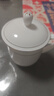 陶相惠茶杯陶瓷盖杯中号骨瓷水杯金边会议杯办公杯酒店商务喝茶开会杯子 实拍图