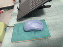 罗技（Logitech）M221 轻音鼠标 无线鼠标 办公鼠标 对称鼠标 带无线微型接收器 雾霭蓝 实拍图