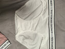 维多利亚的秘密 维密棉质舒适内裤logo腰带中腰女三角裤简约送女友礼物红色 95D1白色-6819 11256819 1条 XS 实拍图