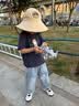 Kocotreekk树儿童防晒帽防紫外线宝宝遮阳帽夏季男童女童太阳帽沙滩大帽檐 实拍图