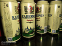 凯撒kaiserwin原浆小麦白啤精酿啤酒整箱 德国原瓶原装进口500ml*24罐 实拍图