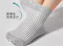 足力健女士袜子夏季薄款松口袜老年人健步休闲袜吸汗10A抗菌防臭中筒袜 实拍图