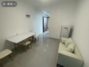 全品屋餐桌椅组合家用饭桌子小户型简约公寓快餐出租商用长方形电脑桌 暖白色 140cm 【宽80CM】一桌四椅 实拍图