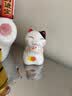 吉猫堂招财猫摆件开业大号自动摇手店铺前台家居客厅装饰发财猫送礼礼品 销量明星【八方来财】28*20*24 【礼盒+坐垫+围脖】电池插电两用 实拍图