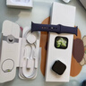 Apple/苹果 Watch S11 智能手表GPS+蜂窝款46毫米银色铝金属表壳雾紫色运动型表带M/L MFDL4CH/B 实拍图