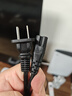 山泽国标两插8字电源连接线1米八字尾双孔 适用Apple TV/PS4/5打印机TCL电视音响电源线 CD-10 实拍图