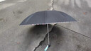 天堂伞 加大雨伞三折 经典商务伞格纹10骨加大雨伞男女 藏青 实拍图