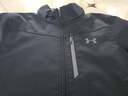 安德玛（Under Armour）UA秋冬Shield男子软壳户外运动夹克外套1321438 黑色001 XL 实拍图