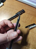 uni三菱【热门商品】 uni-ball UM-100黑色中性笔0.5mm黑笔签字笔商务学生考试刷题专用水性笔 1支 实拍图
