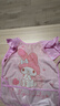 Hello Kitty儿童罩衣宝宝吃饭围兜防水饭兜围裙幼儿园反穿衣U4013美乐蒂粉S 实拍图