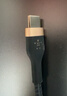贝尔金（BELKIN） USB-IF认证Type-C轻柔编织快充线适用于苹果iPhone 15 Pro Max车载CarPlay充电数据线 USB-A转Type-c 1米蓝色 实拍图