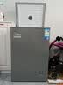 美的（Midea）200升冰柜单温家用减霜非无霜冷藏柜冷冻两用小冰柜一级能效节能冷柜100/143L小型冰箱国家补贴 100升 一级能效丨可冻肉140斤 100KMF 实拍图