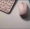 罗技（Logitech）M221轻音鼠标 无线鼠标 办公鼠标 对称鼠标 带无线微型接收器 茱萸粉 实拍图