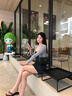 CALWAN KEODH包包女款轻奢真皮链条斜挎包单肩小方包生日礼物高级感送女友老婆 黑色-品牌百搭实用走心女生闺蜜 实拍图