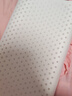富安娜儿童乳胶枕 泰国进口抗菌学生护颈枕 天然乳胶枕芯 一只装50*30cm 实拍图