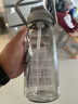希乐（cille）大容量儿童水杯子男女户外健身吸管杯tritan塑料杯1.5L灰-2219 实拍图