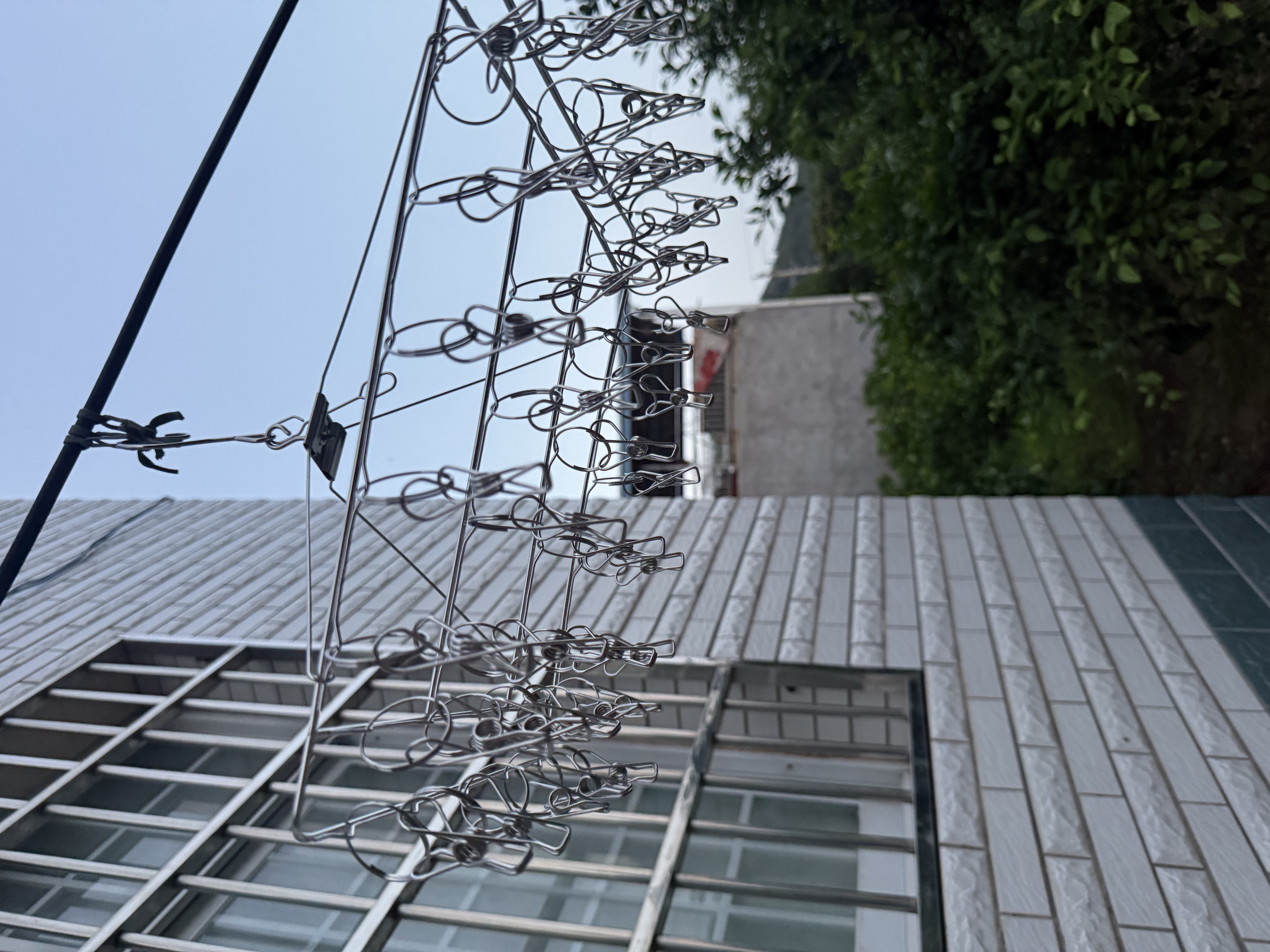 妙美不锈钢晾衣架晾衣夹40夹袜子防风强劲夹力防潮防锈神器 实拍图