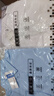 策息长袖衬衫男夏季薄款工作白衬衫修身正装上衣免烫大码抗皱外套秋装 白色+浅蓝 XL -建议105-120斤左右 实拍图