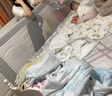 M-CASTLE床围栏婴儿童床上挡板宝宝床边防摔床护栏三面拼接防夹防掉床围挡 银河灰 单面装 1.5米 实拍图