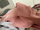 婧麒（JOYNCLEON）哺乳文胸孕妇内衣怀孕期哺乳薄款喂奶文胸产后前开扣无钢圈托聚拢 豆沙色3128【薄款透气聚拢】 85C 实拍图